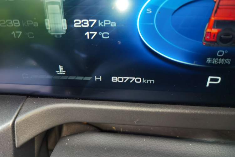 Used Tank 300 2021 Off-Road Edition 2.0T Challenger Odometer Close Up
