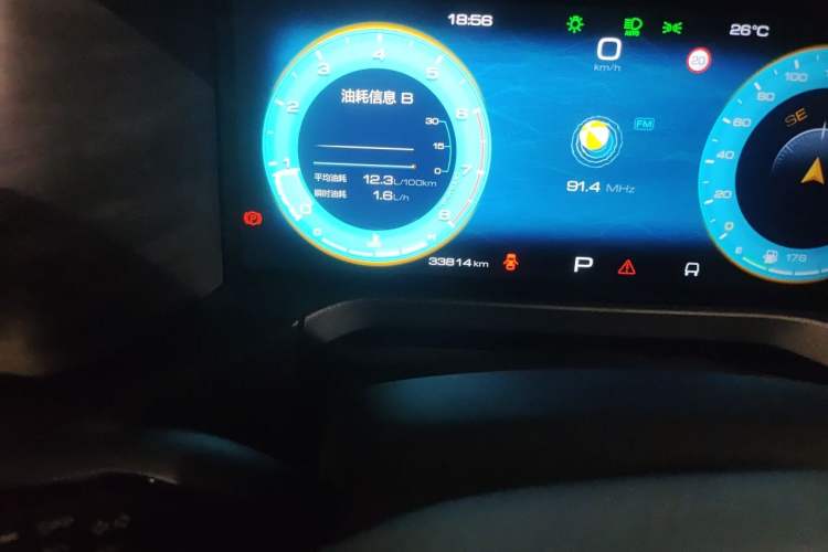 Used Tank 300 2021 City Edition 2.0T—Truly Stylish Odometer Close Up