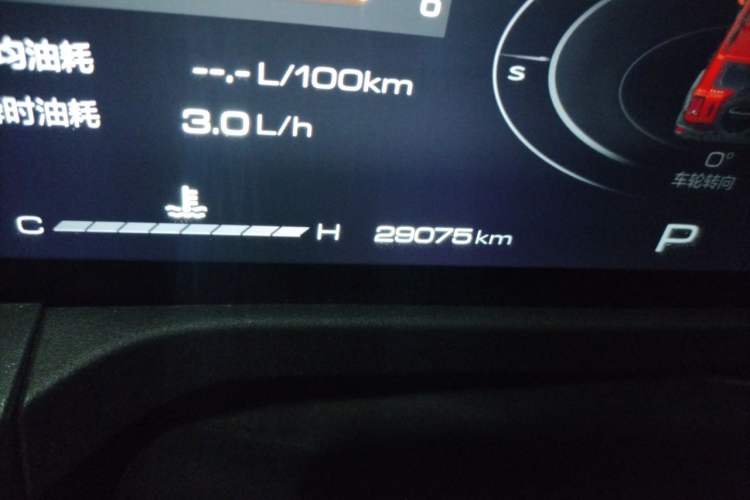 Used Tank 300 2021 Off-Road Edition 2.0T Conqueror Odometer Close Up