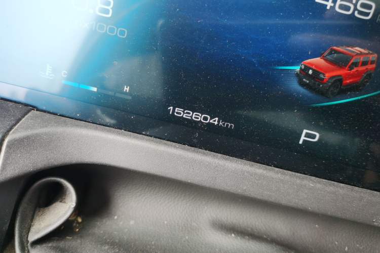 Used Tank 300 2021 Off-Road Edition 2.0T Challenger Odometer Close Up