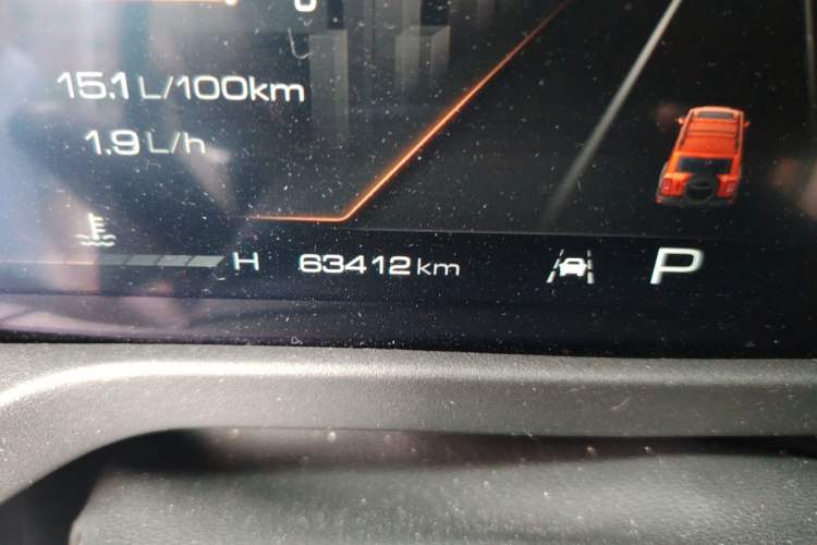 Used Tank 300 2021 Off-Road Edition 2.0T Conqueror Odometer Close Up