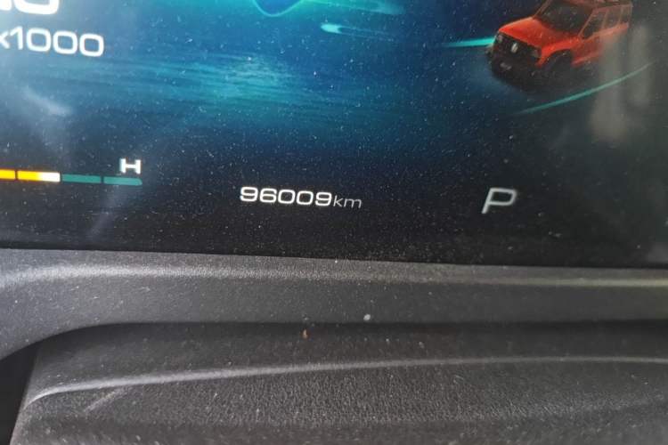 Used Tank 300 2021 Off-Road Edition 2.0T Conqueror Odometer Close Up