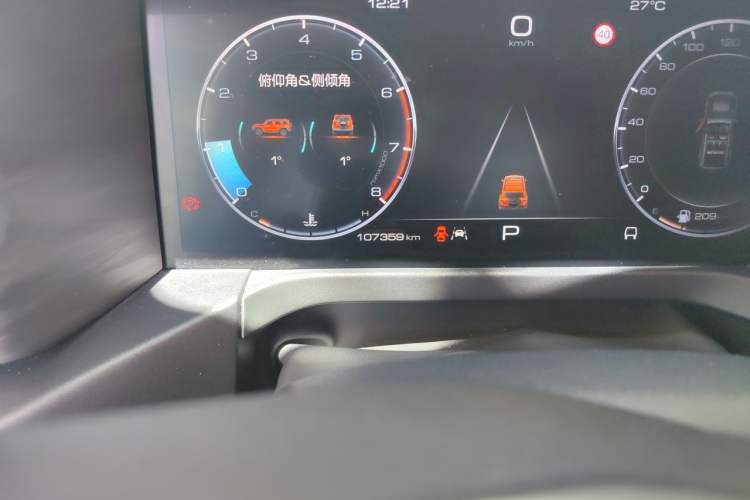 Used Tank 300 2021 Off-Road Edition 2.0T Conqueror Odometer Close Up