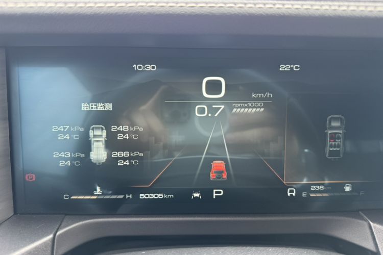 Used Tank 300 2021 Off-Road Edition 2.0T Challenger Odometer Close Up