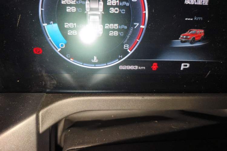 Used Tank 300 2021 Explorer 2.0T Off-Road Edition Odometer Close Up