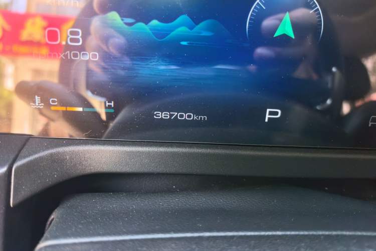 Used Tank 300 2021 City Edition 2.0T—Truly Stylish Odometer Close Up