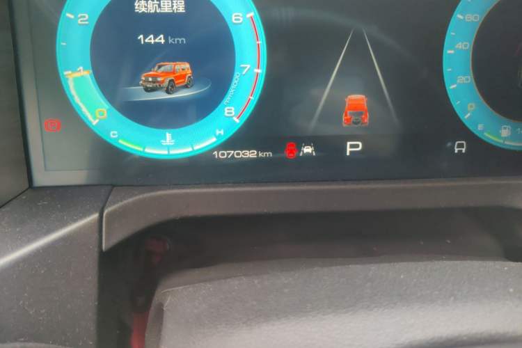 Used Tank 300 2021 Off-Road Edition 2.0T Challenger Odometer Close Up