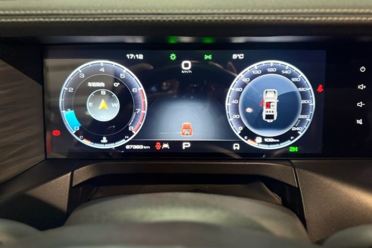 Used Tank 300 2021 Off-Road Edition 2.0T Challenger Odometer Close Up
