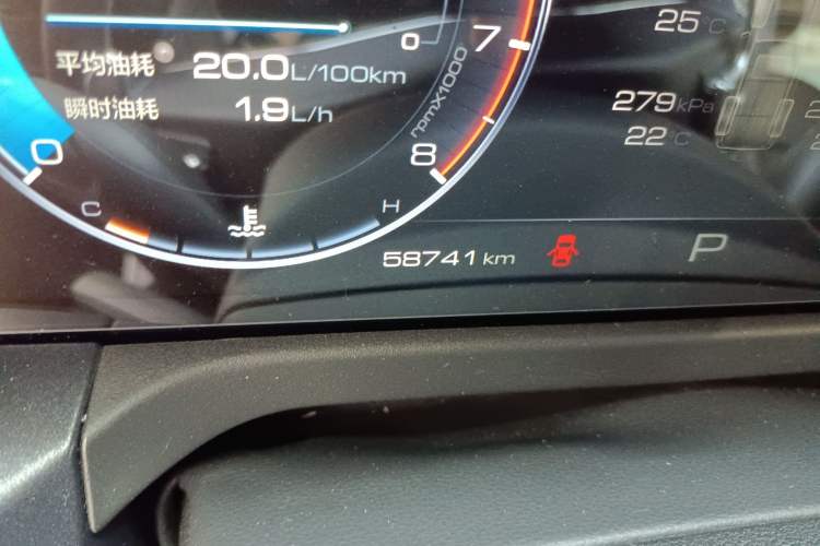 Used Tank 300 2021 Off-Road Edition 2.0T Conqueror Odometer Close Up