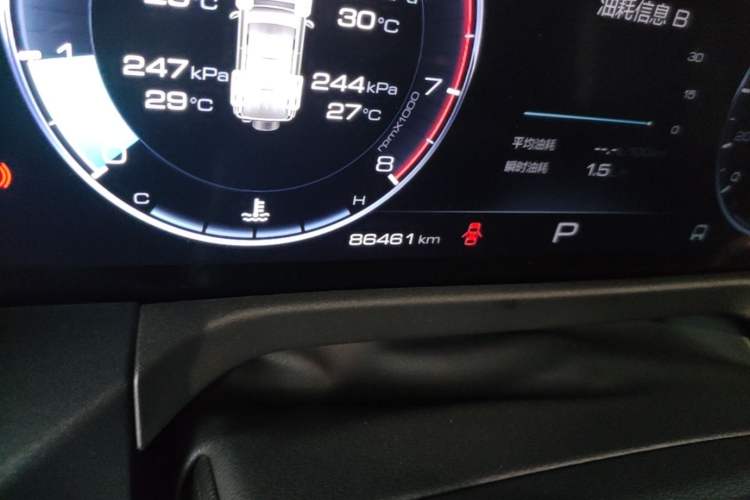 Used Tank 300 2021 Off-Road Edition 2.0T Conqueror Odometer Close Up