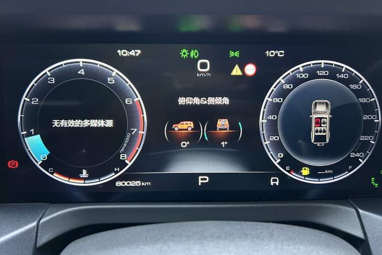 Used Tank 300 2021 City Edition 2.0T—Truly Stylish Odometer Close Up