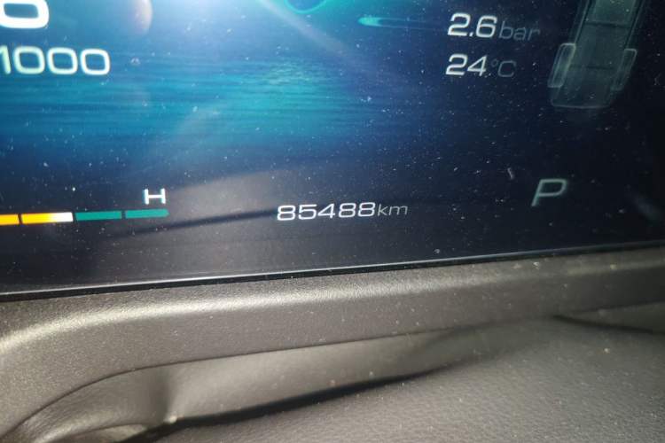Used Tank 300 2021 2.0T Monet Tribute Limited Edition Odometer Close Up