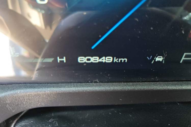 Used Tank 300 2021 2.0T Monet Tribute Limited Edition Odometer Close Up