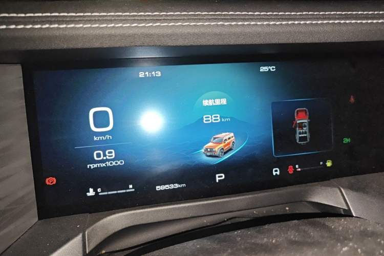 Used Tank 300 2021 Off-Road Edition 2.0T Conqueror Instrument Cluster