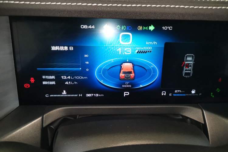 Used Tank 300 2021 City Edition 2.0T—Truly Stylish Instrument Cluster