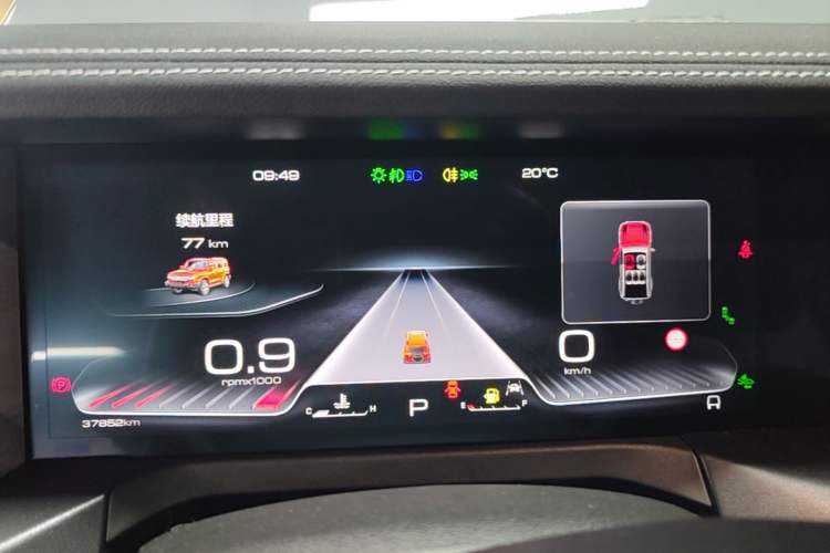 Used Tank 300 2021 City Edition 2.0T—Truly Stylish Instrument Cluster