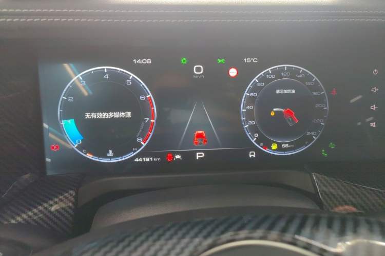 Used Tank 300 2021 City Edition 2.0T—Truly Stylish Instrument Cluster