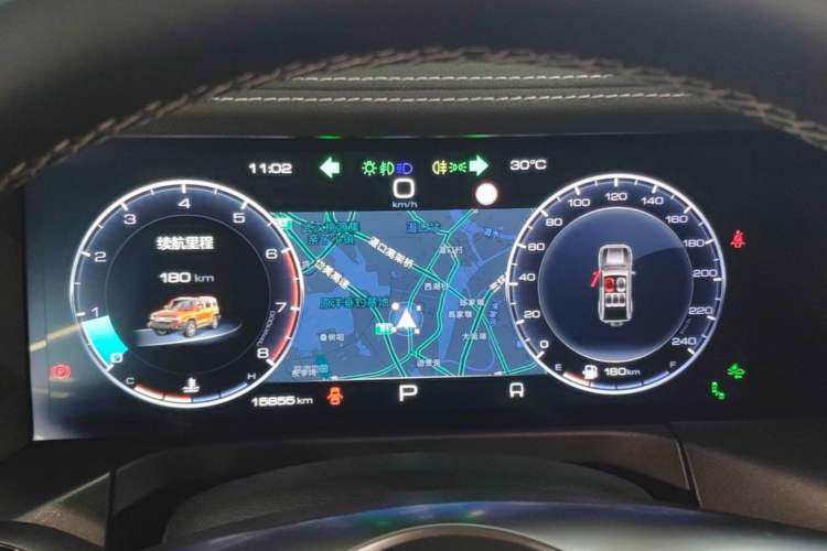 Used Tank 300 2021 City Edition 2.0T—Truly Stylish Instrument Cluster
