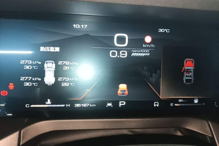 Used Tank 300 2021 City Edition 2.0T—Truly Stylish Instrument Cluster