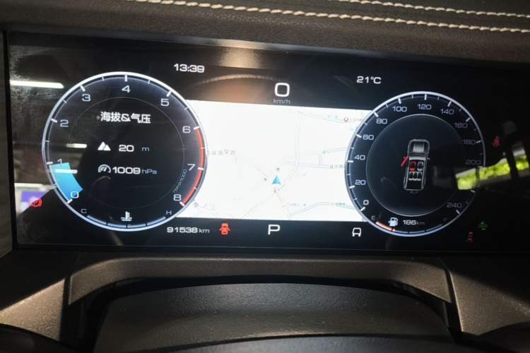 Used Tank 300 2021 City Edition 2.0T—Truly Stylish Instrument Cluster