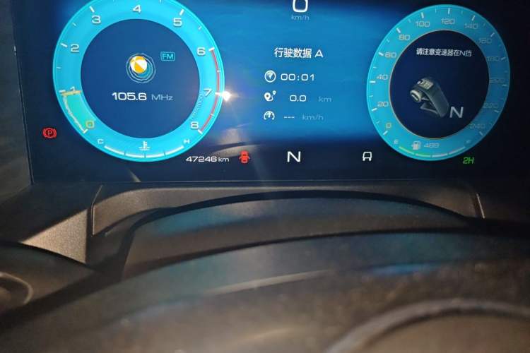 Used Tank 300 2021 Off-Road Edition 2.0T Conqueror Odometer Close Up