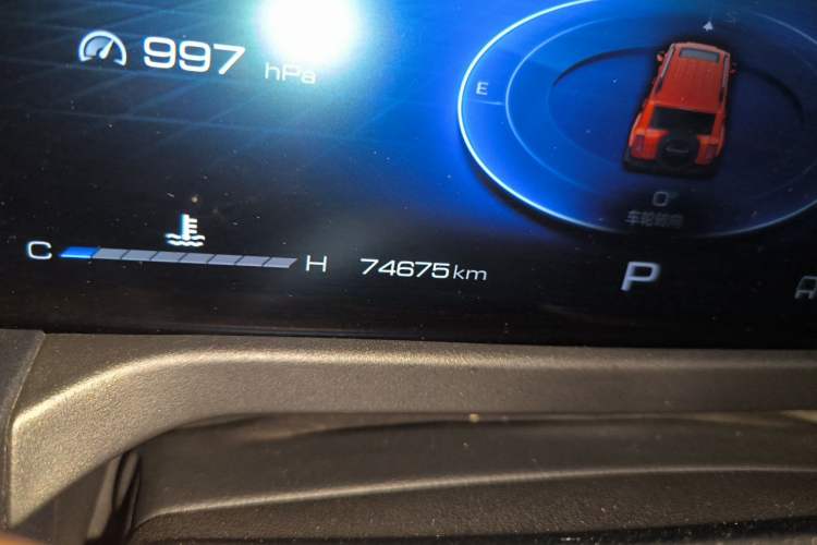 Used Tank 300 2021 City Edition 2.0T—Truly Stylish Odometer Close Up