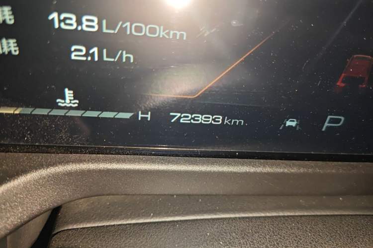 Used Tank 300 2021 Off-Road Edition 2.0T Conqueror Odometer Close Up