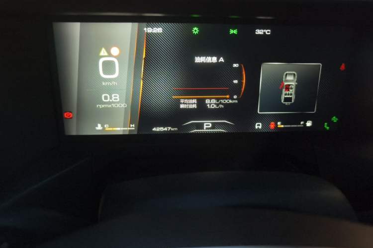 Used Tank 300 2021 City Edition 2.0T—Truly Stylish Odometer Close Up
