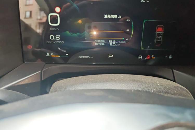 Used Tank 300 2021 Off-Road Edition 2.0T Challenger Odometer Close Up
