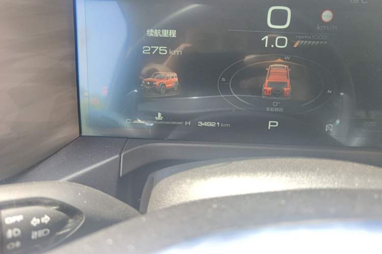 Used Tank 300 2021 Off-Road Edition 2.0T Challenger Odometer Close Up