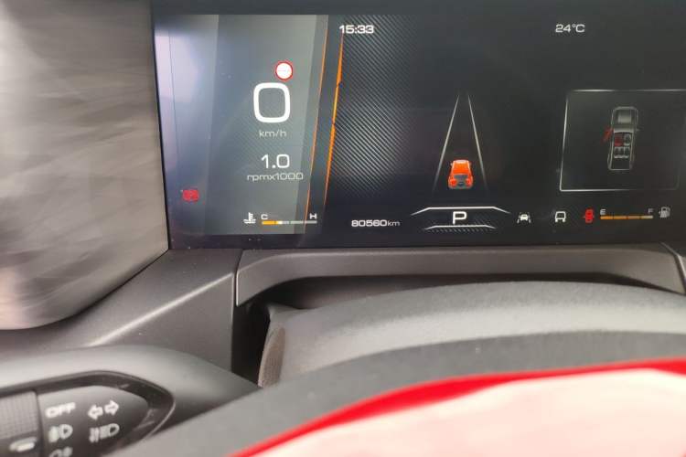 Used Tank 300 2021 City Edition 2.0T—Truly Stylish Odometer Close Up