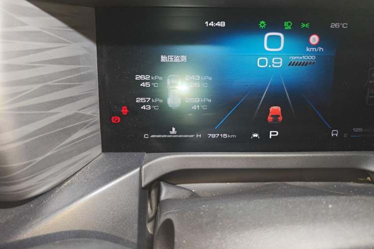 Used Tank 300 2021 City Edition 2.0T—Truly Stylish Odometer Close Up