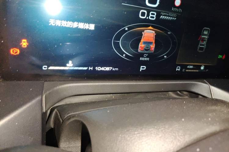 Used Tank 300 2021 Off-Road Edition 2.0T Challenger Odometer Close Up