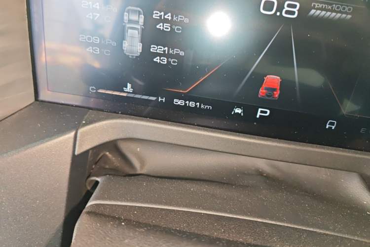 Used Tank 300 2021 Off-Road Edition 2.0T Conqueror Odometer Close Up