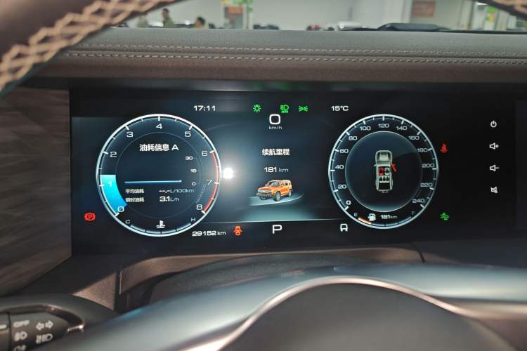 Used Tank 300 2021 City Edition 2.0T—Truly Stylish Instrument Cluster