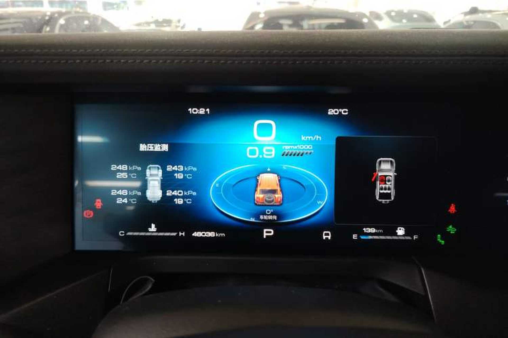 Used Tank 300 2021 City Edition 2.0T—Truly Stylish Instrument Cluster