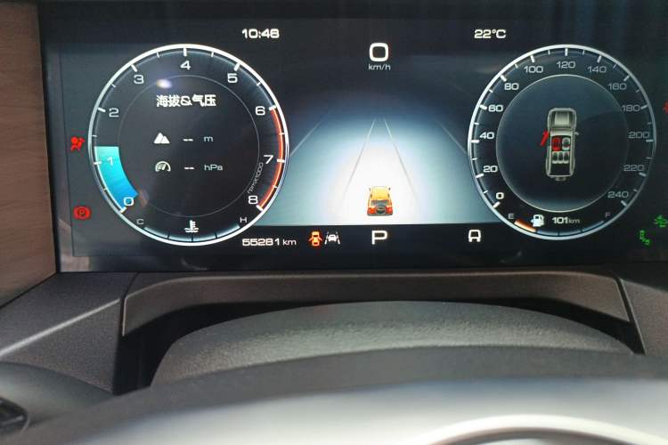 Used Tank 300 2021 City Edition 2.0T—Truly Stylish Odometer Close Up