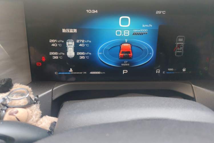 Used Tank 300 2021 City Edition 2.0T—Truly Stylish Odometer Close Up