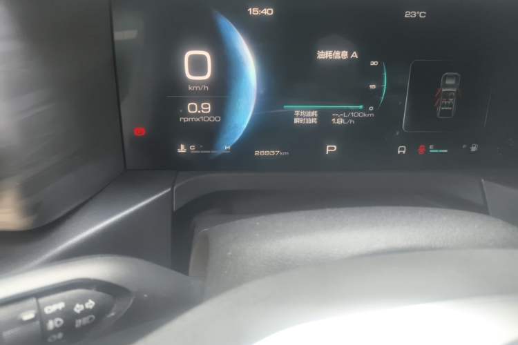 Used Tank 300 2021 City Edition 2.0T—Truly Stylish Odometer Close Up