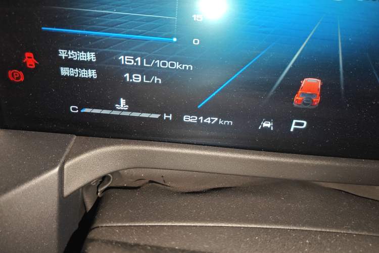 Used Tank 300 2021 City Edition 2.0T—Truly Stylish Odometer Close Up