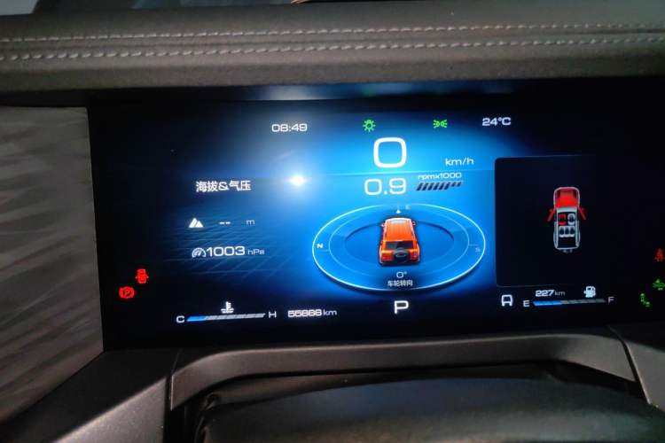 Used Tank 300 2021 City Edition 2.0T—Truly Stylish Instrument Cluster