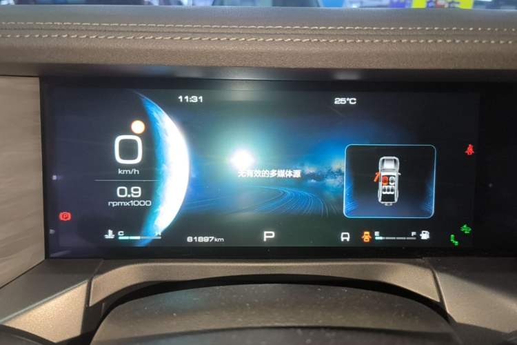 Used Tank 300 2021 City Edition 2.0T—Truly Stylish Instrument Cluster