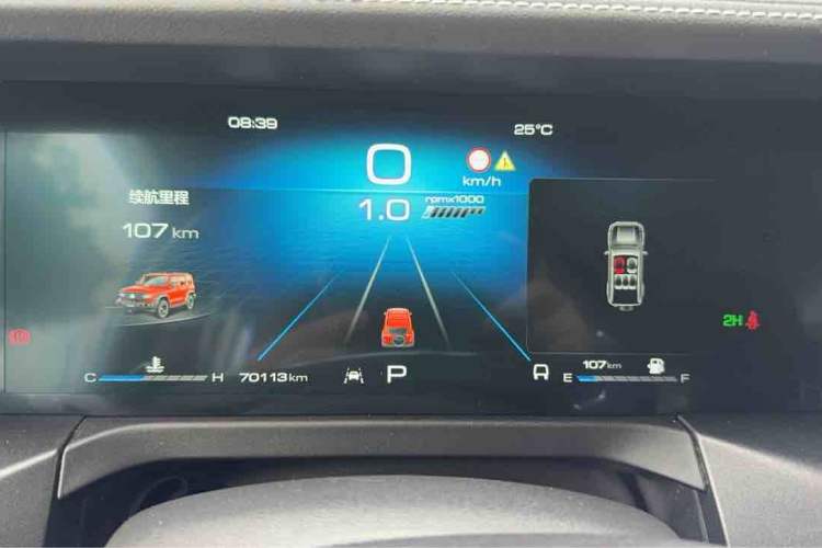 Used Tank 300 2021 Off-Road Edition 2.0T Challenger Odometer Close Up