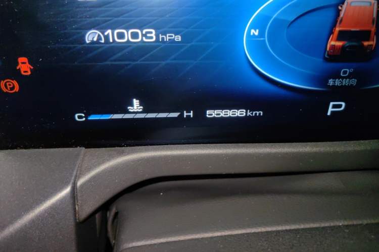 Used Tank 300 2021 City Edition 2.0T—Truly Stylish Odometer Close Up