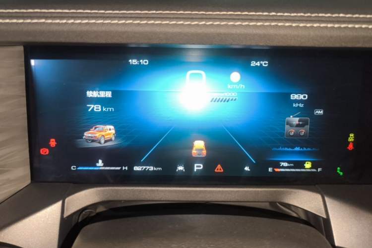 Used Tank 300 2021 City Edition 2.0T—Truly Stylish Instrument Cluster