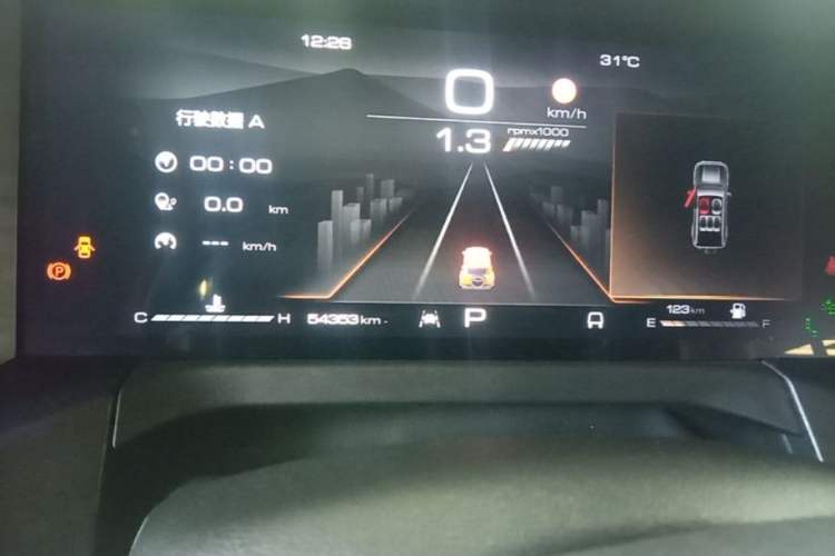Used Tank 300 2021 City Edition 2.0T—Truly Stylish Instrument Cluster