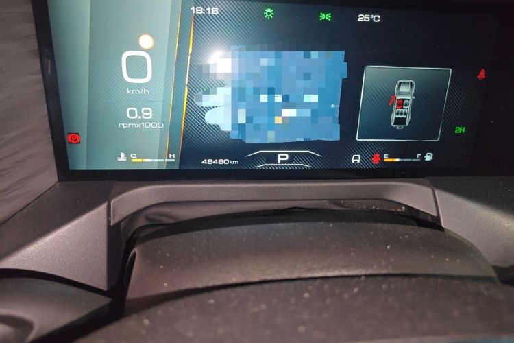 Used Tank 300 2021 Off-Road Edition 2.0T Challenger Odometer Close Up