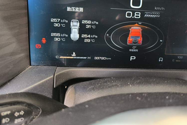Used Tank 300 2021 Off-Road Edition 2.0T Conqueror Odometer Close Up