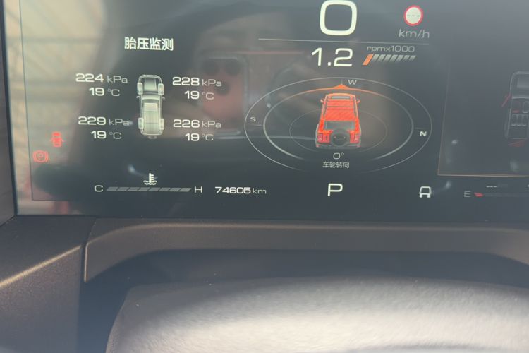 Used Tank 300 2021 Off-Road Edition 2.0T Challenger Odometer Close Up