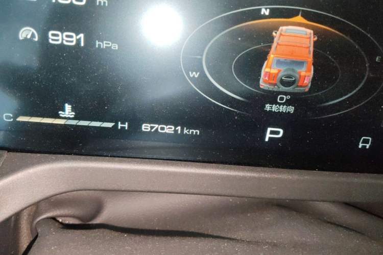 Used Tank 300 2021 Off-Road Edition 2.0T Challenger Odometer Close Up